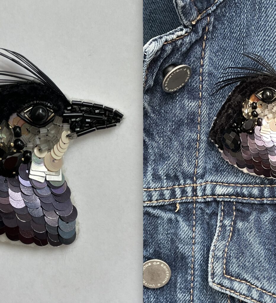 Workshop Eevees – Borduren: vogelbroche & hommelbroche maken